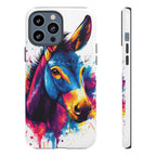Color Splash Donkey Phone Case