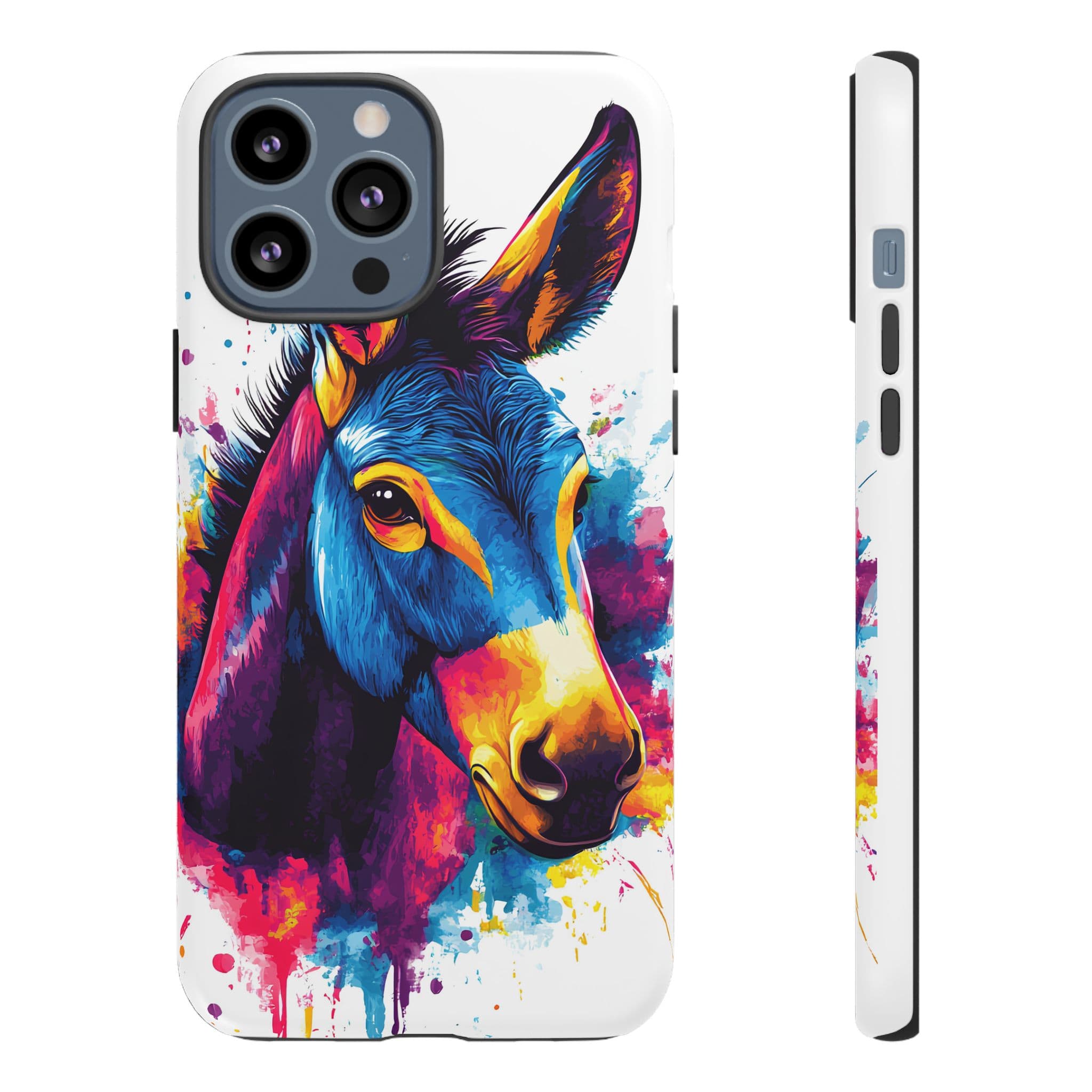 Color Splash Donkey Phone Case