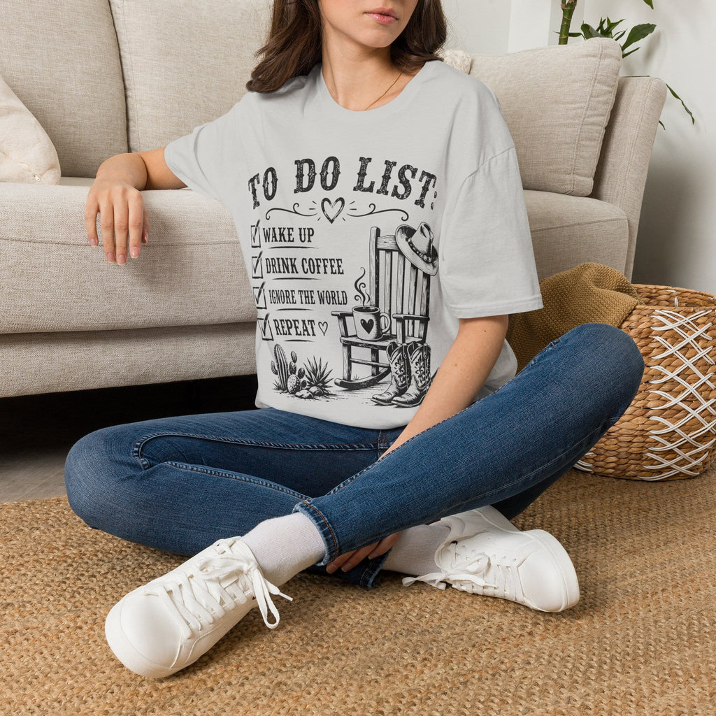 To Do List Coffee T-Shirt —