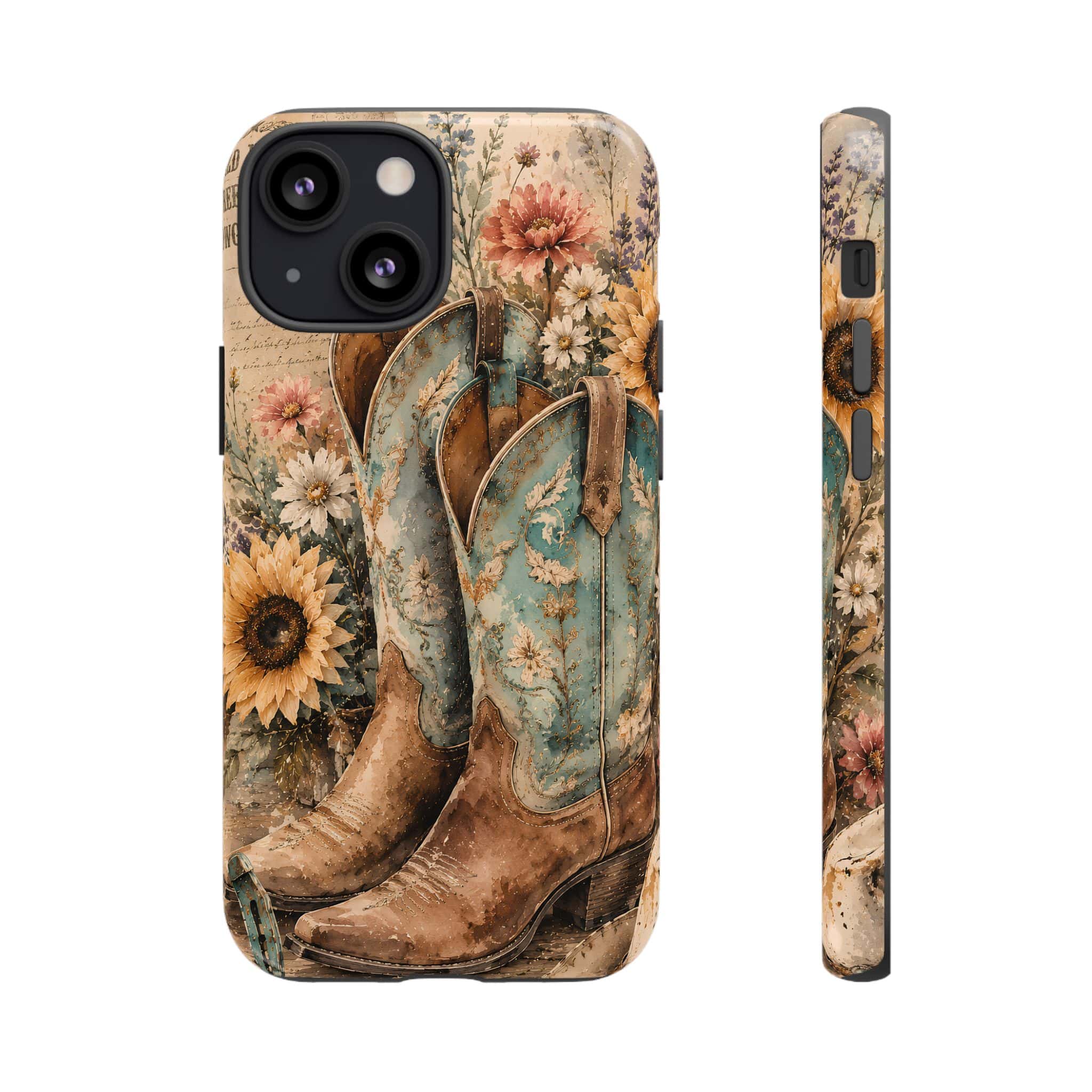 Rustique Sunflower Western iPhone Cover