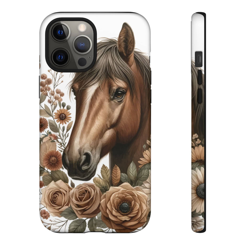 Painted Horse & Roses – Phone Case
