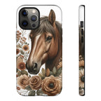 Painted Horse & Roses – Phone Case