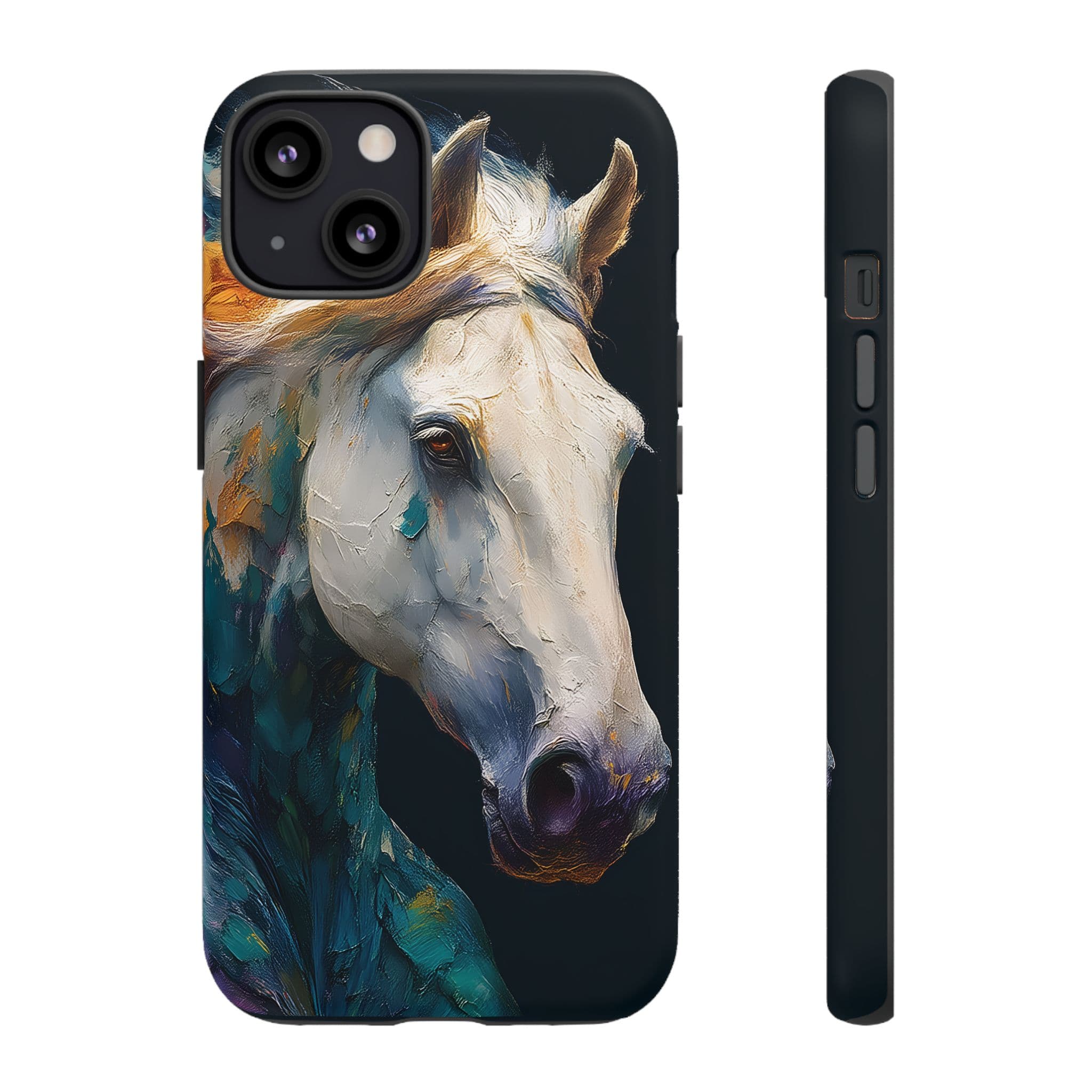White Horse Art Phone Case