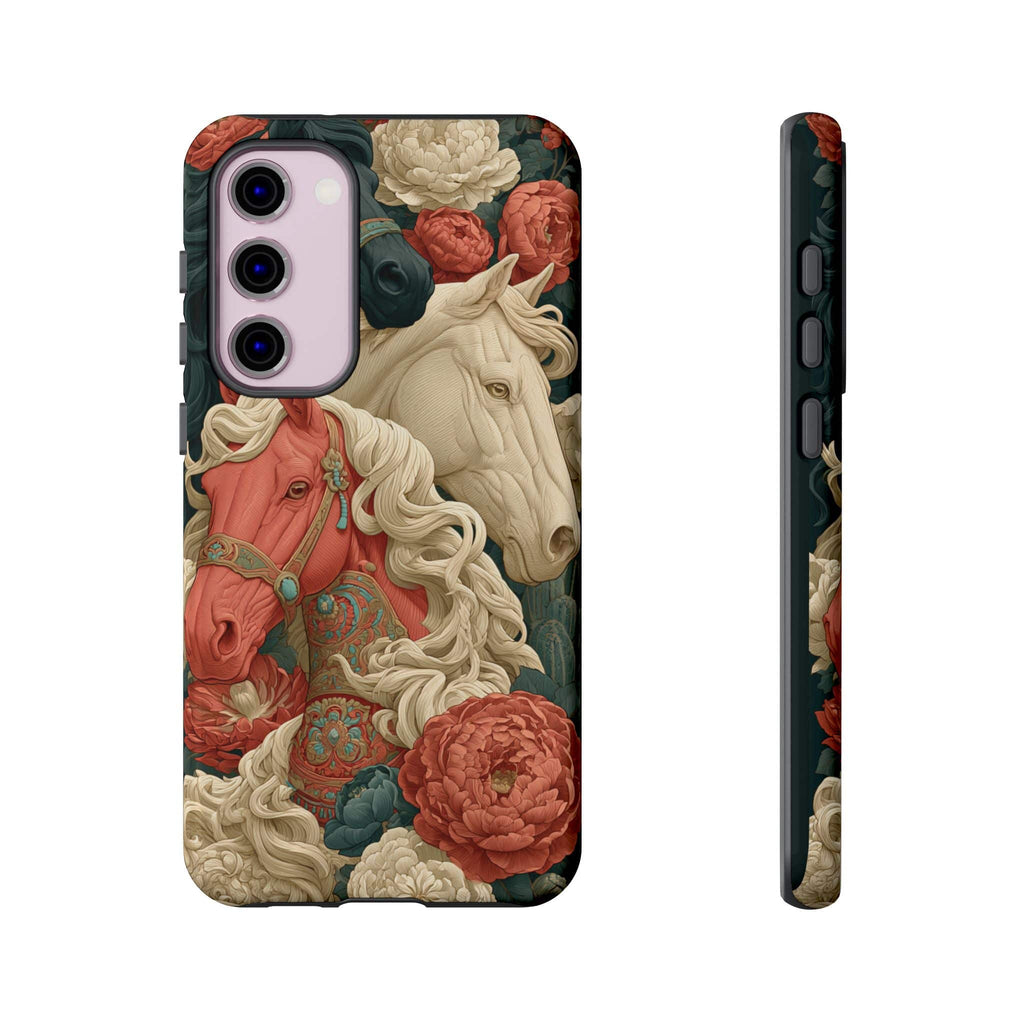 Floral Western Horses Phone Case