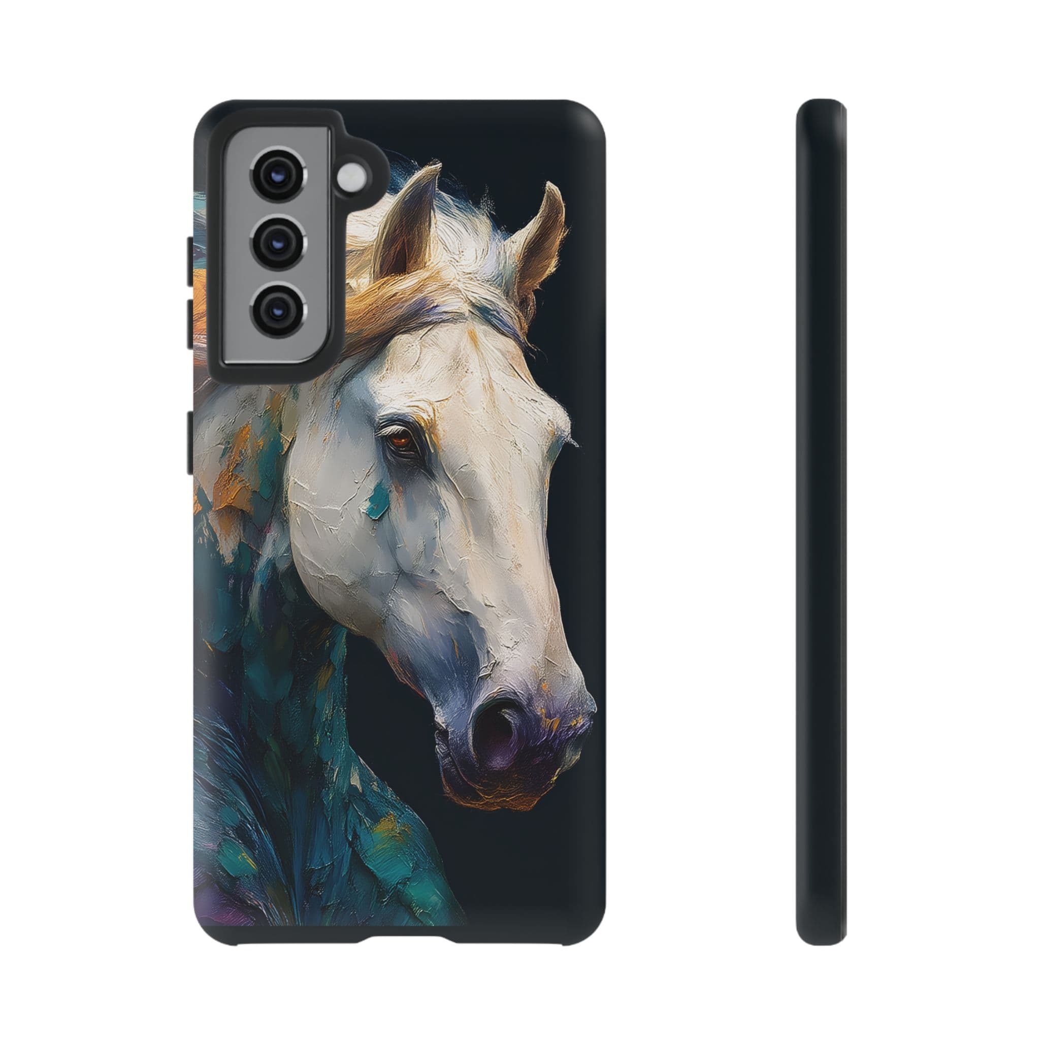 White Horse Art Phone Case