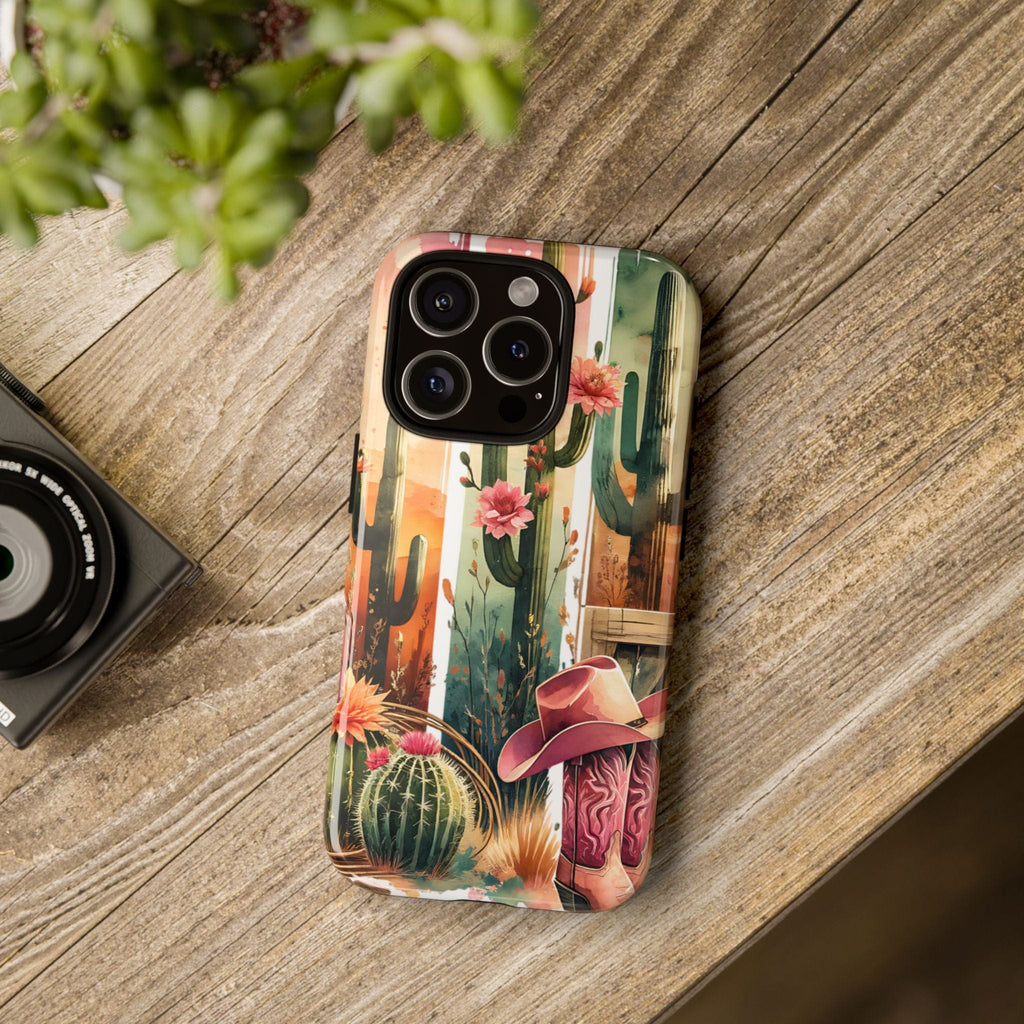 Southwestern Floral Cactus -Tough Case