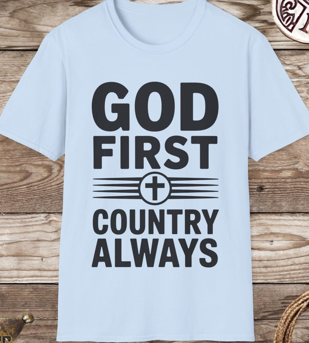 God First Country Always Tee