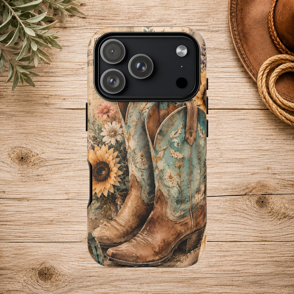 Rustique Sunflower Western iPhone Cover