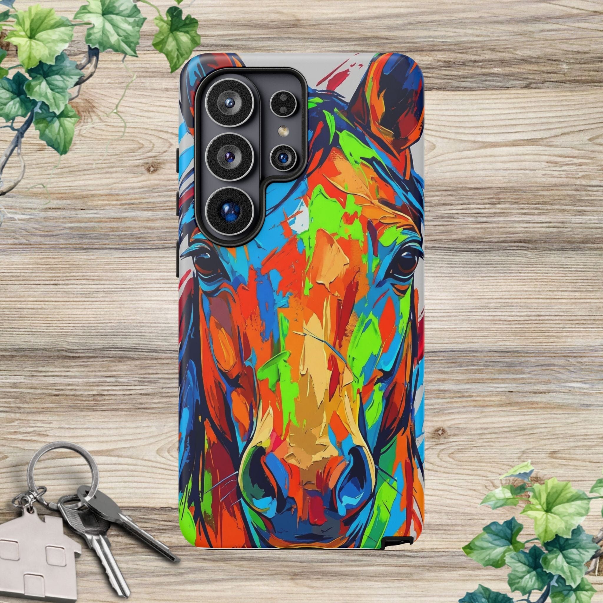 Colorful Abstract Horse Phone Case