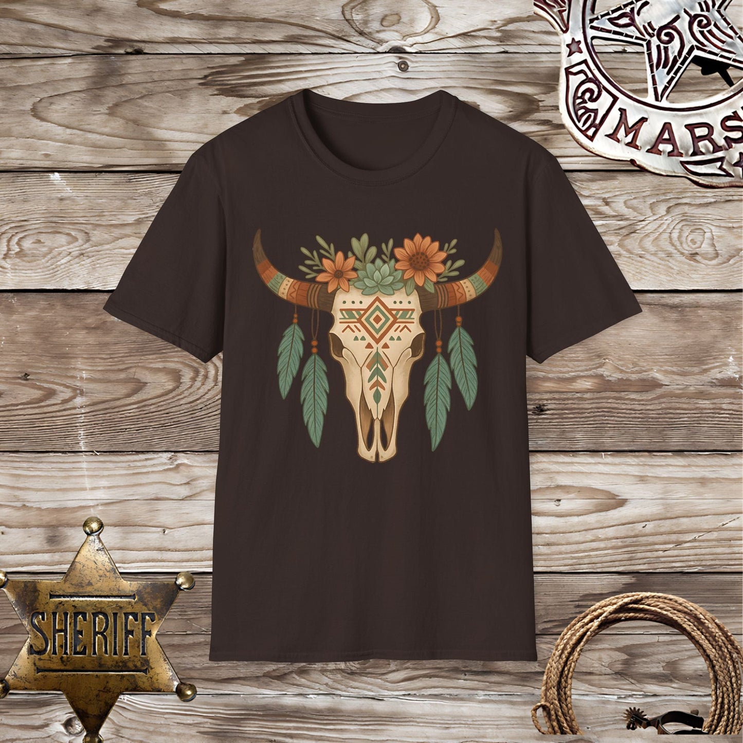 Boho Skelton Floral design