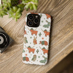 Armadillo, Longhorn, Owl & Bunny Pattern-Phone Case