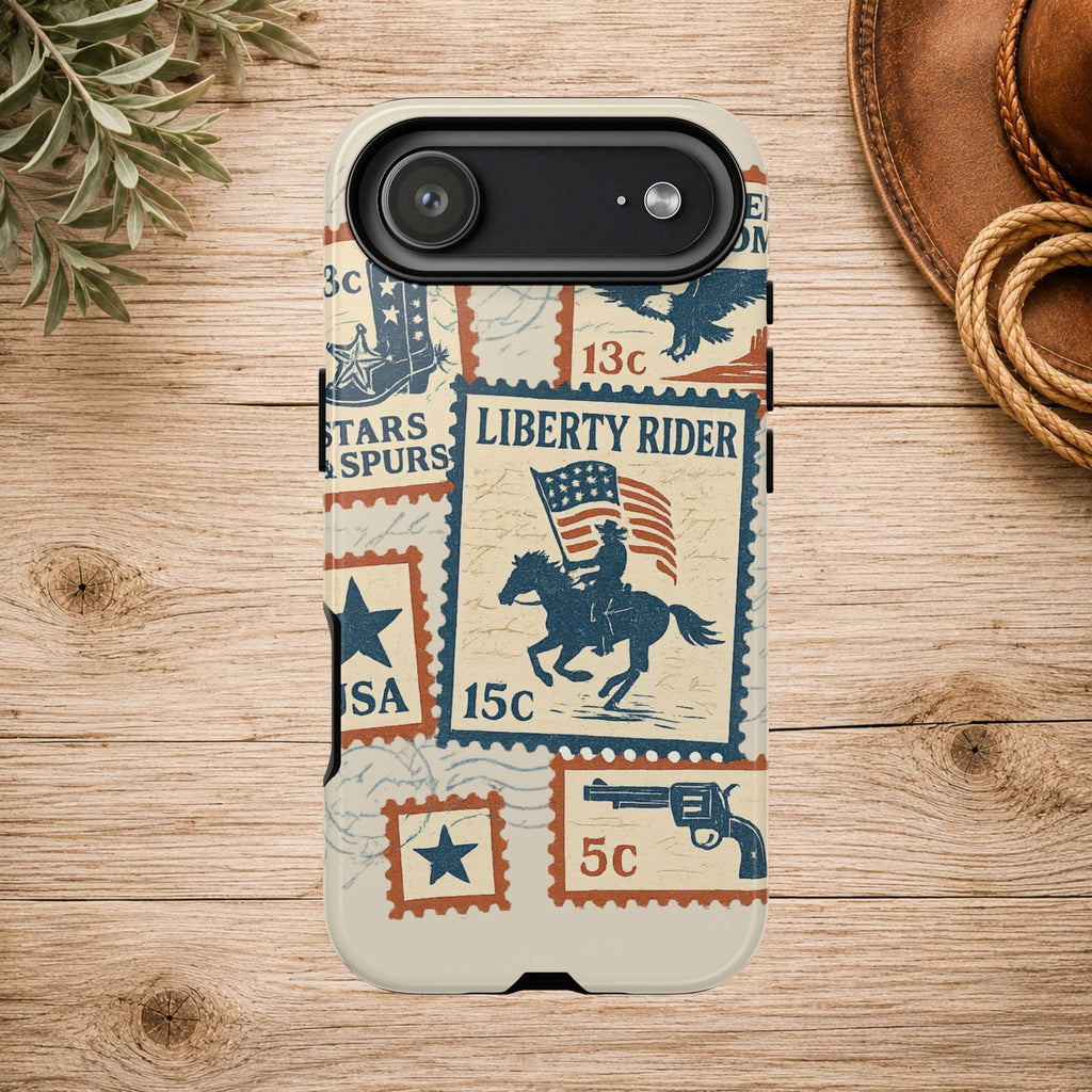 Liberty Rider Vintage Western Patriotic Phone Case