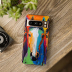 Colorful Horses Head - Phone Case