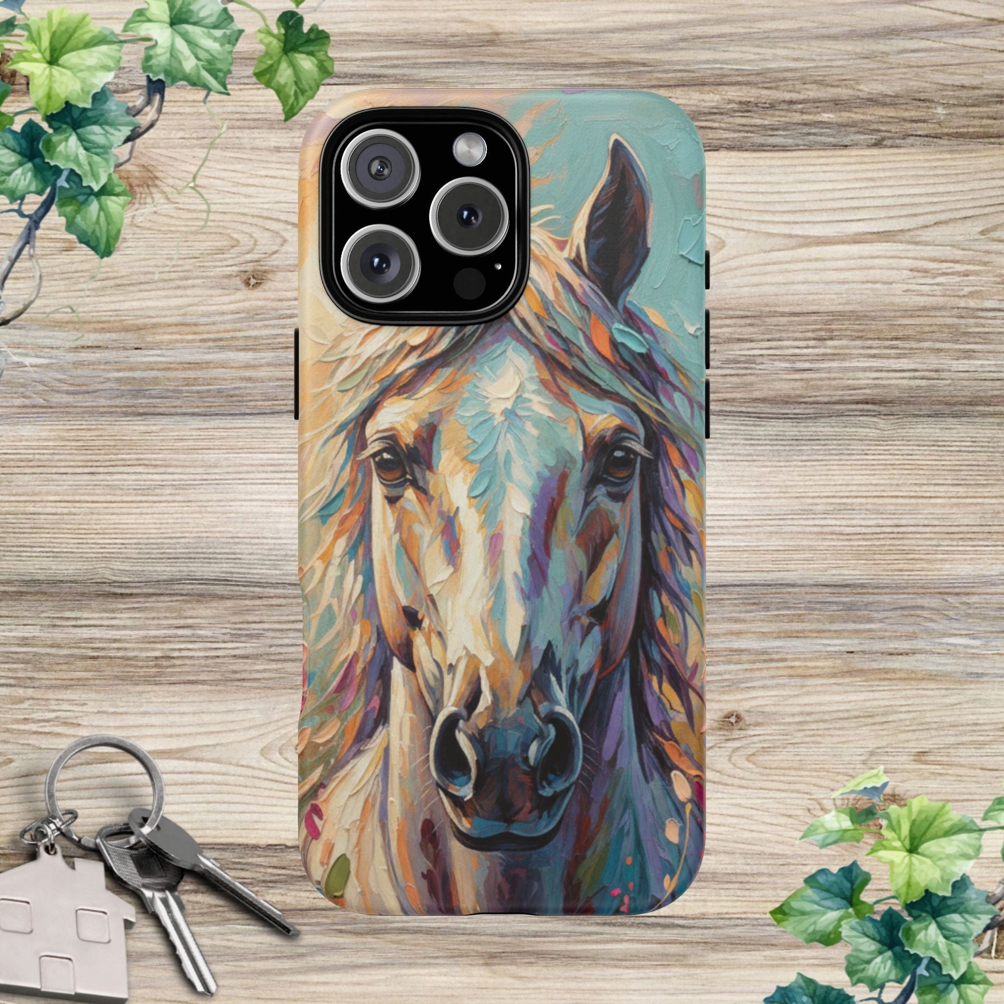Blooming Spirit Horse Phone Case