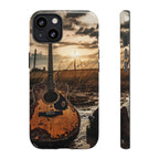 Guitar in a Wet Field -Phone Case