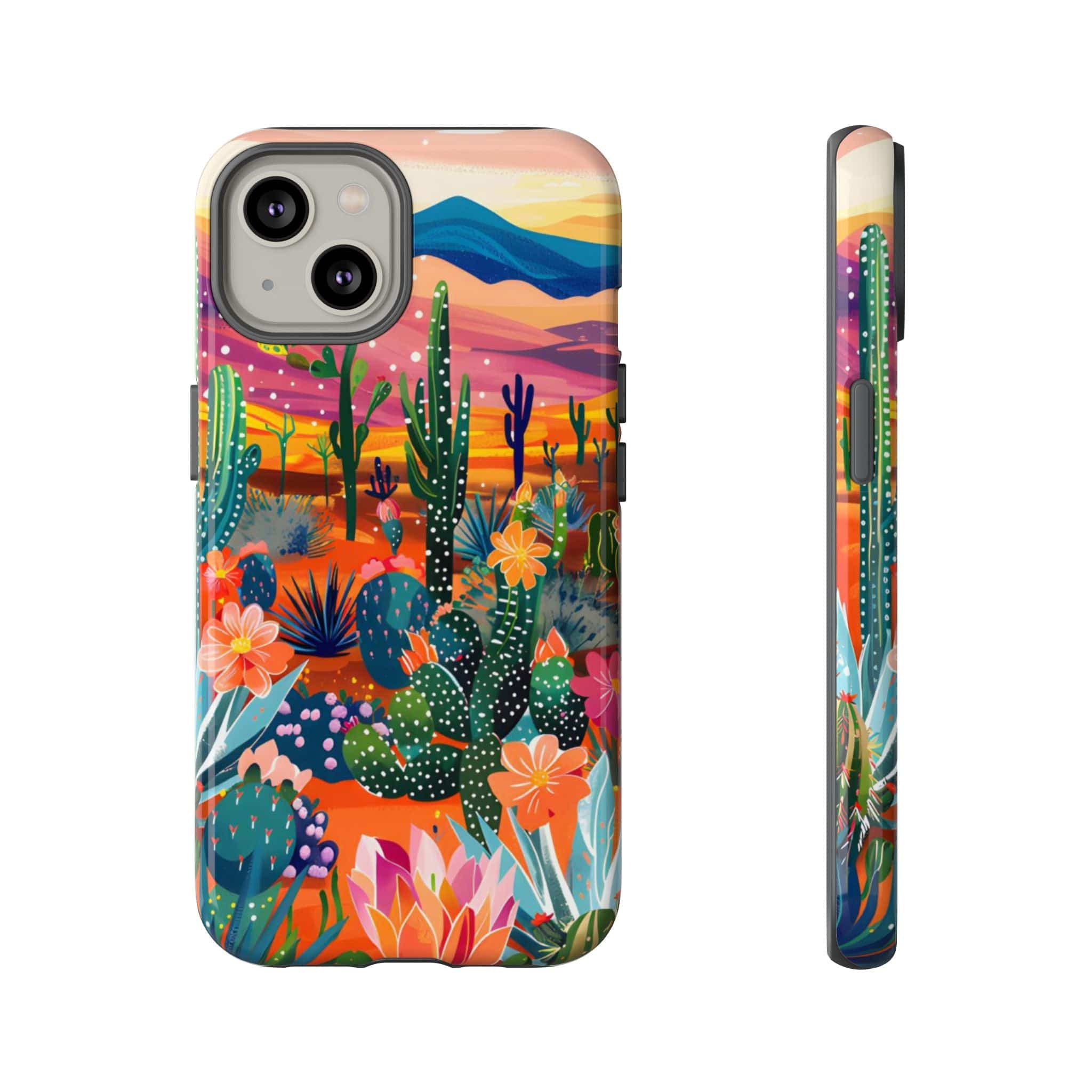 Colorful Cactus Phone Case