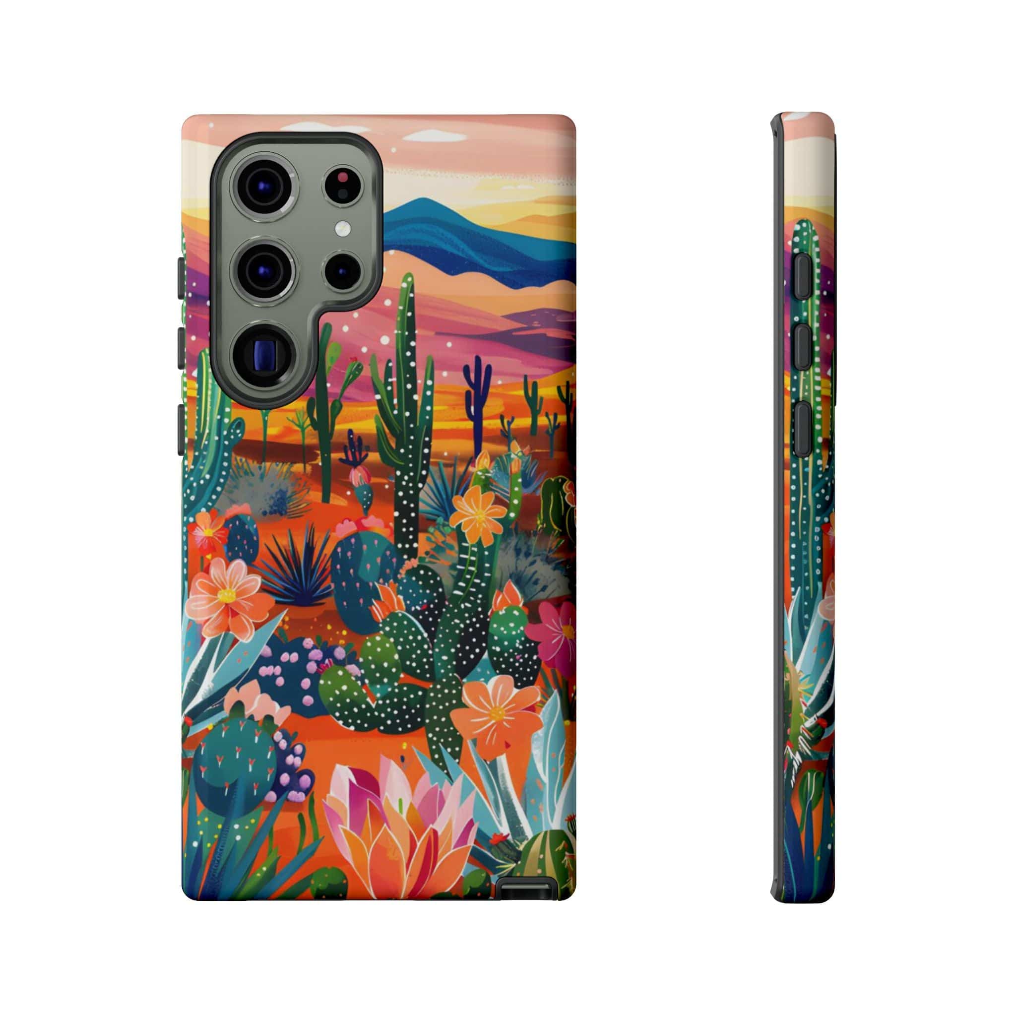 Colorful Cactus Phone Case