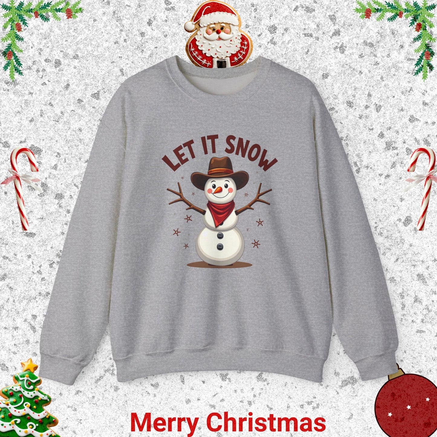 Unisex Heavy Blend™ Crewneck Sweatshirt - Let It Snow