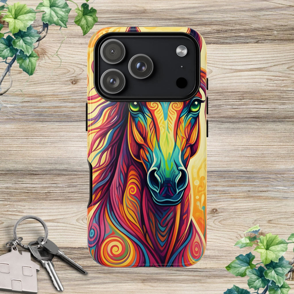 Vibrant Swirl Stallion - Phone Cover