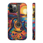 Psychedelic Sunset Guitar Phone Case
