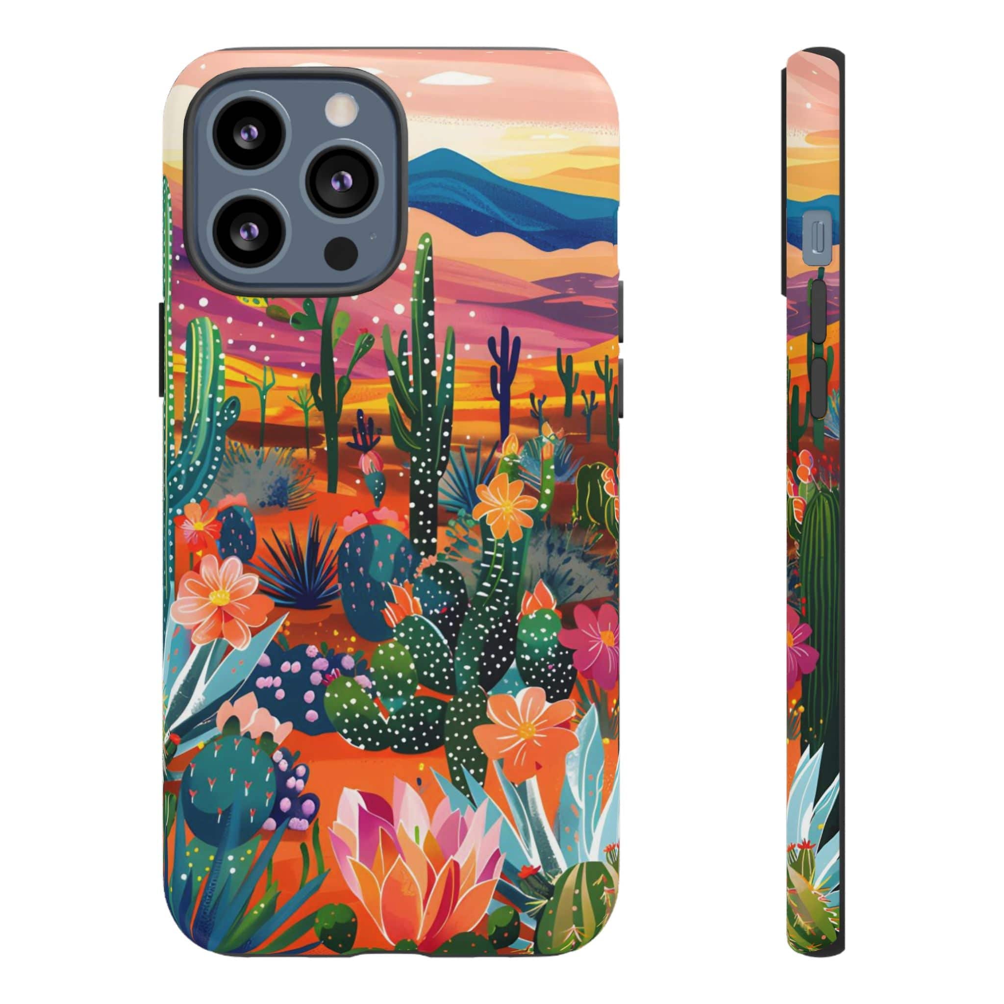 Colorful Cactus Phone Case