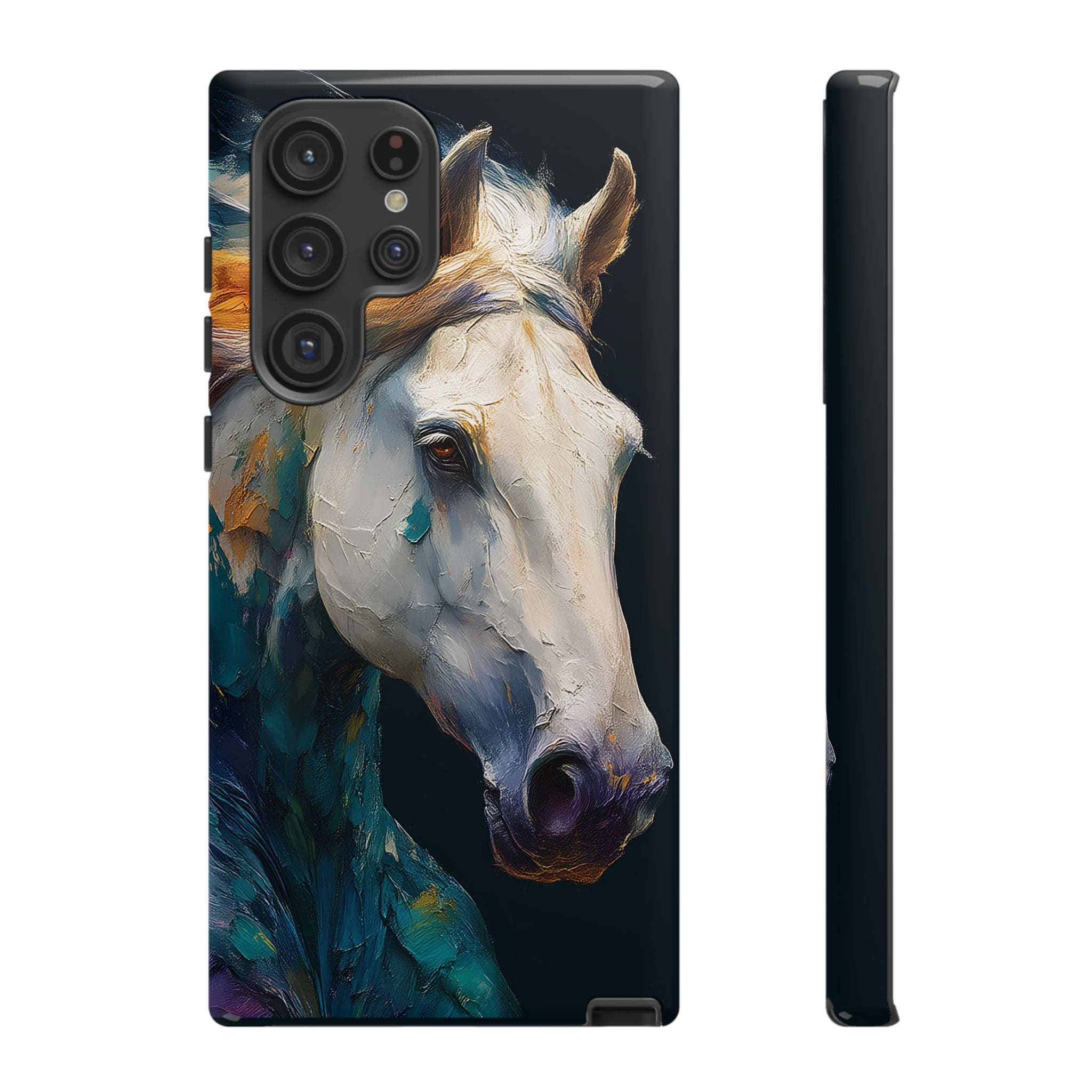 White Horse Art Phone Case