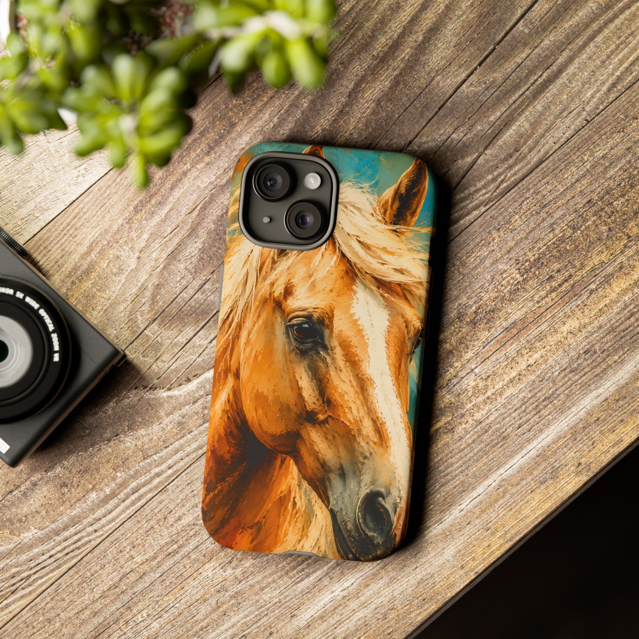 Golden Spirit Horse Phone Case