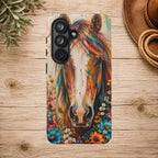 Boho Wildflower Horse Phone Case