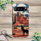 Mountain and Wolf -Phone Case