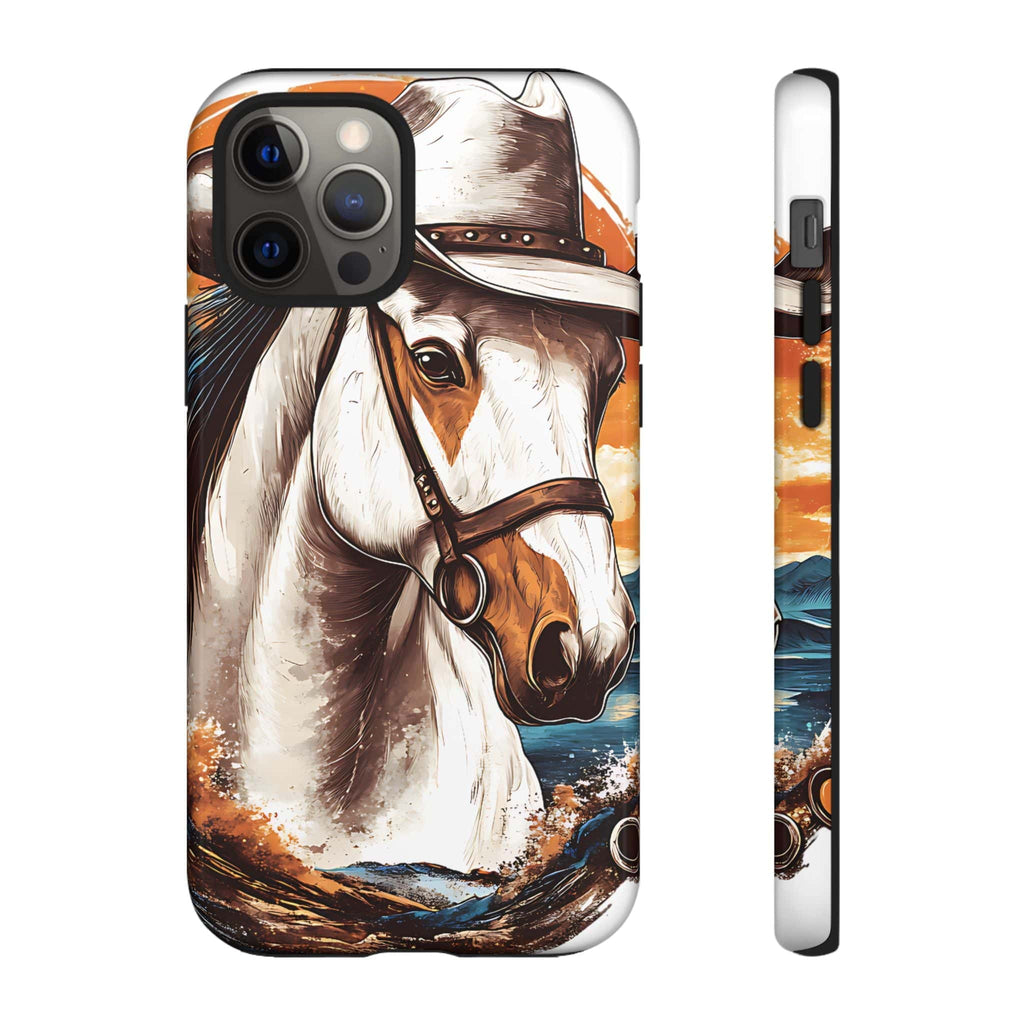 White Hat Horse-Phone Cases
