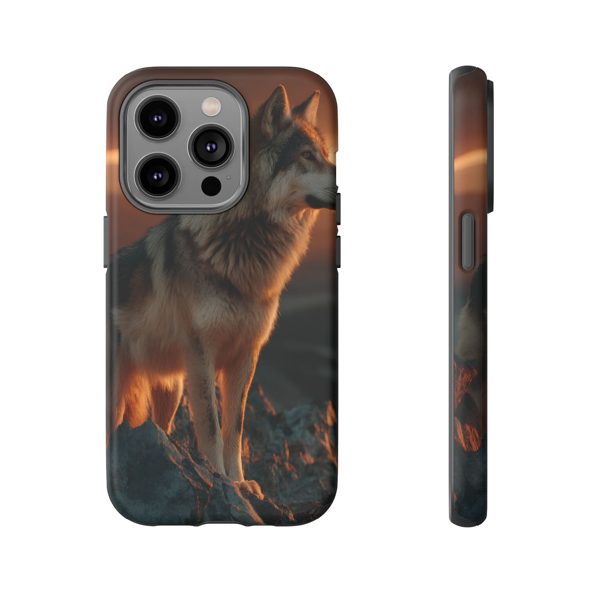Wolf Sunset Phone Case