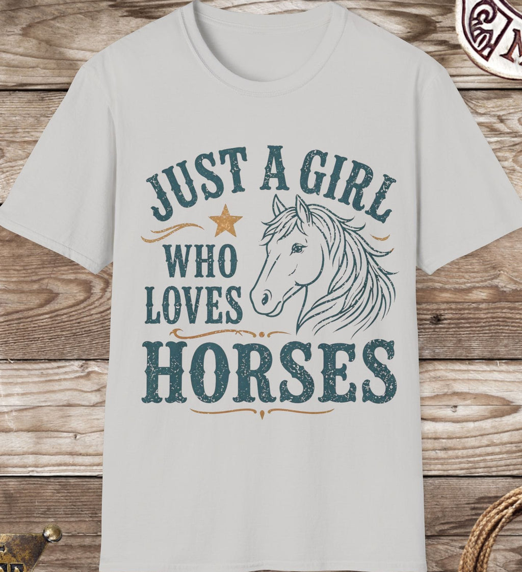 Just a Girl Who Loves Horses T-Shirt
