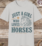 Just a Girl Who Loves Horses T-Shirt
