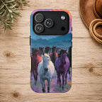 Wild Horses Sunset Mountain Phone Case