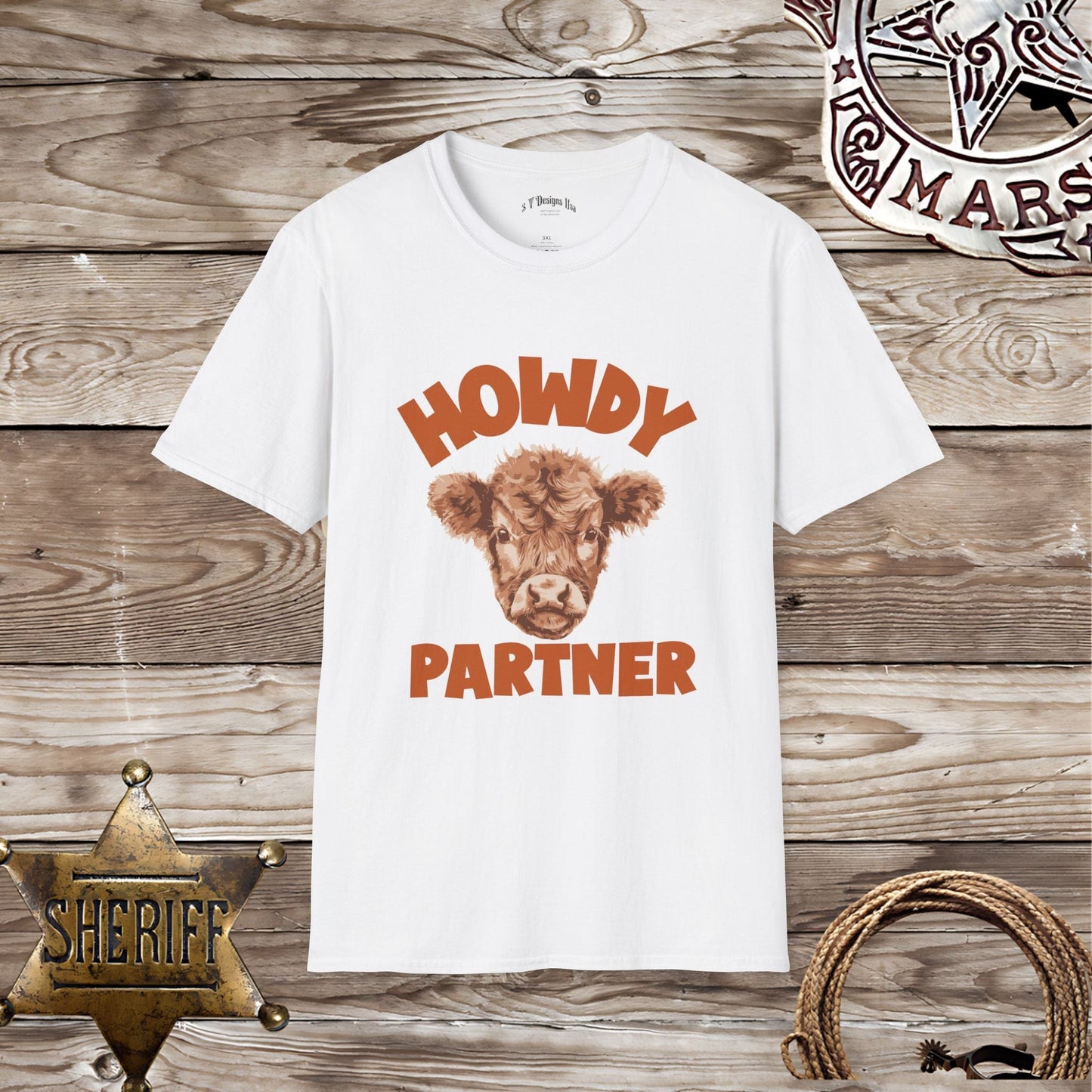 Softstyle Unisex T-Shirt: Howdy Partner