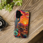 Desert Sunset Bloom Western Phone Case