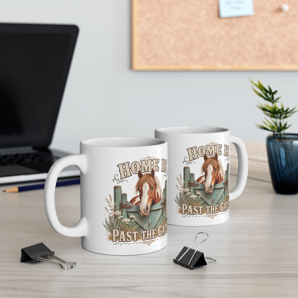 Home Is Past the Gate Mug