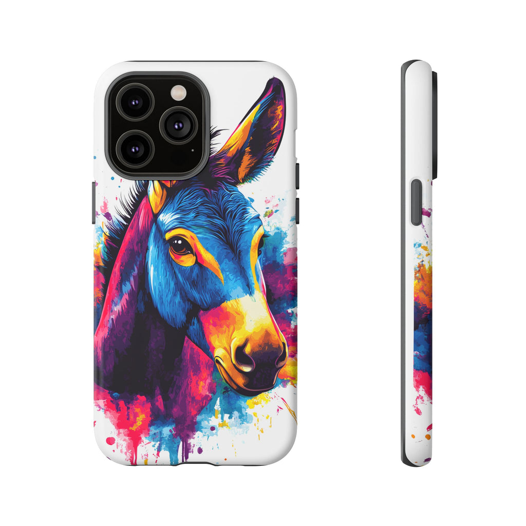 Color Splash Donkey Phone Case
