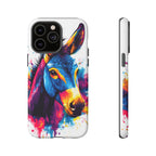 Color Splash Donkey Phone Case