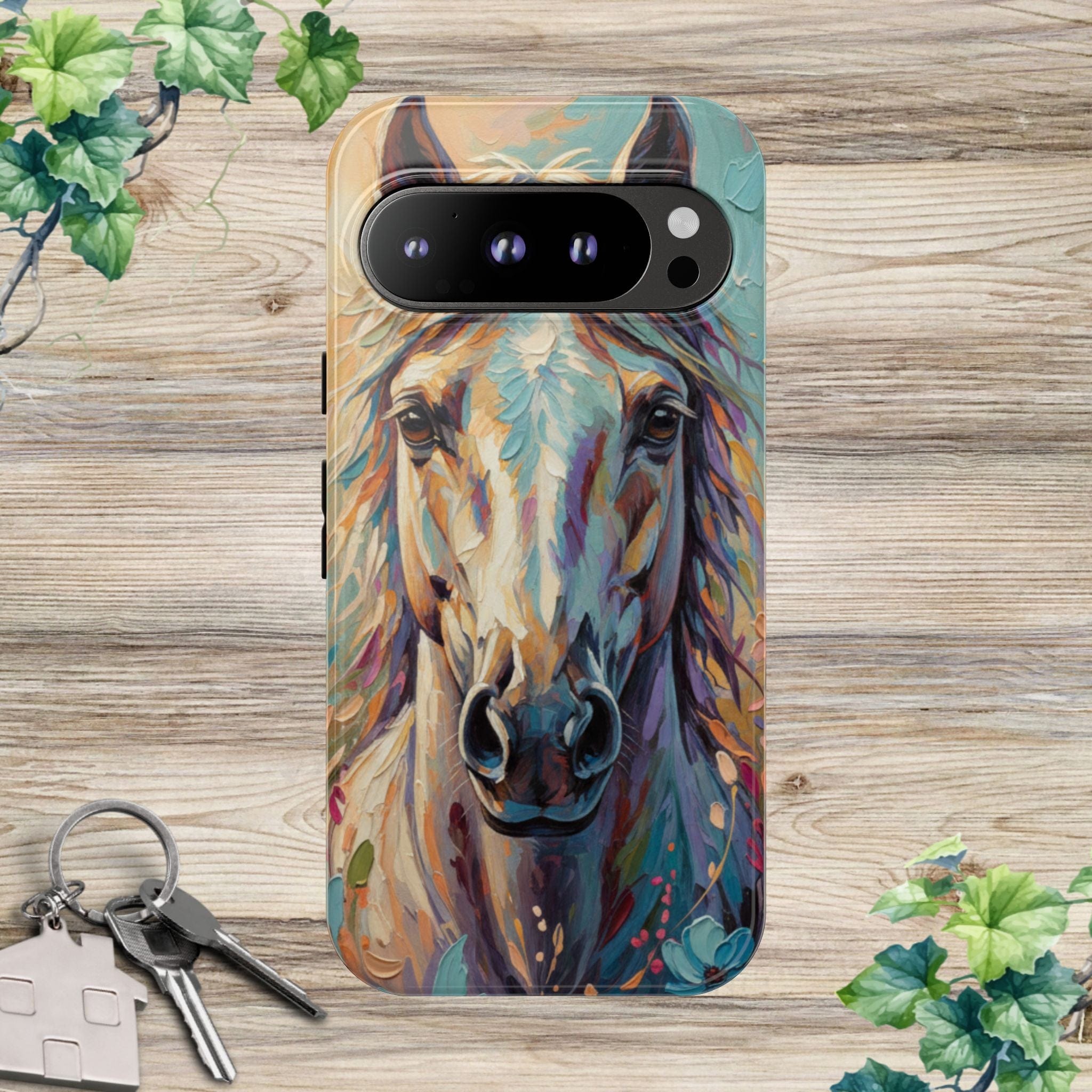 Blooming Spirit Horse Phone Case