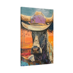 Canvas Stretched, Cow Hat