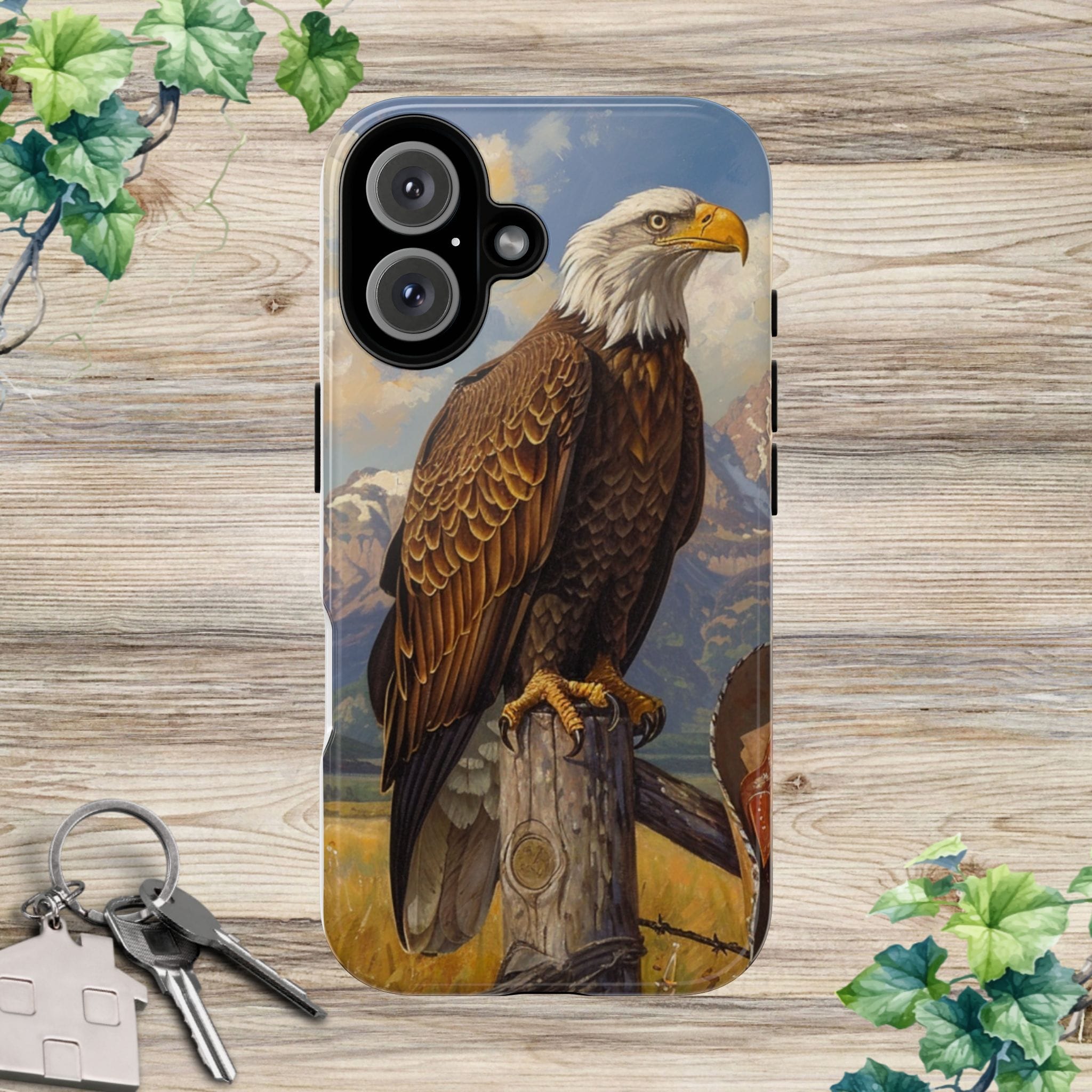 Vintage Bald Eagle Patriotic Phone Case