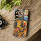 Floral Guitar- Phone Case
