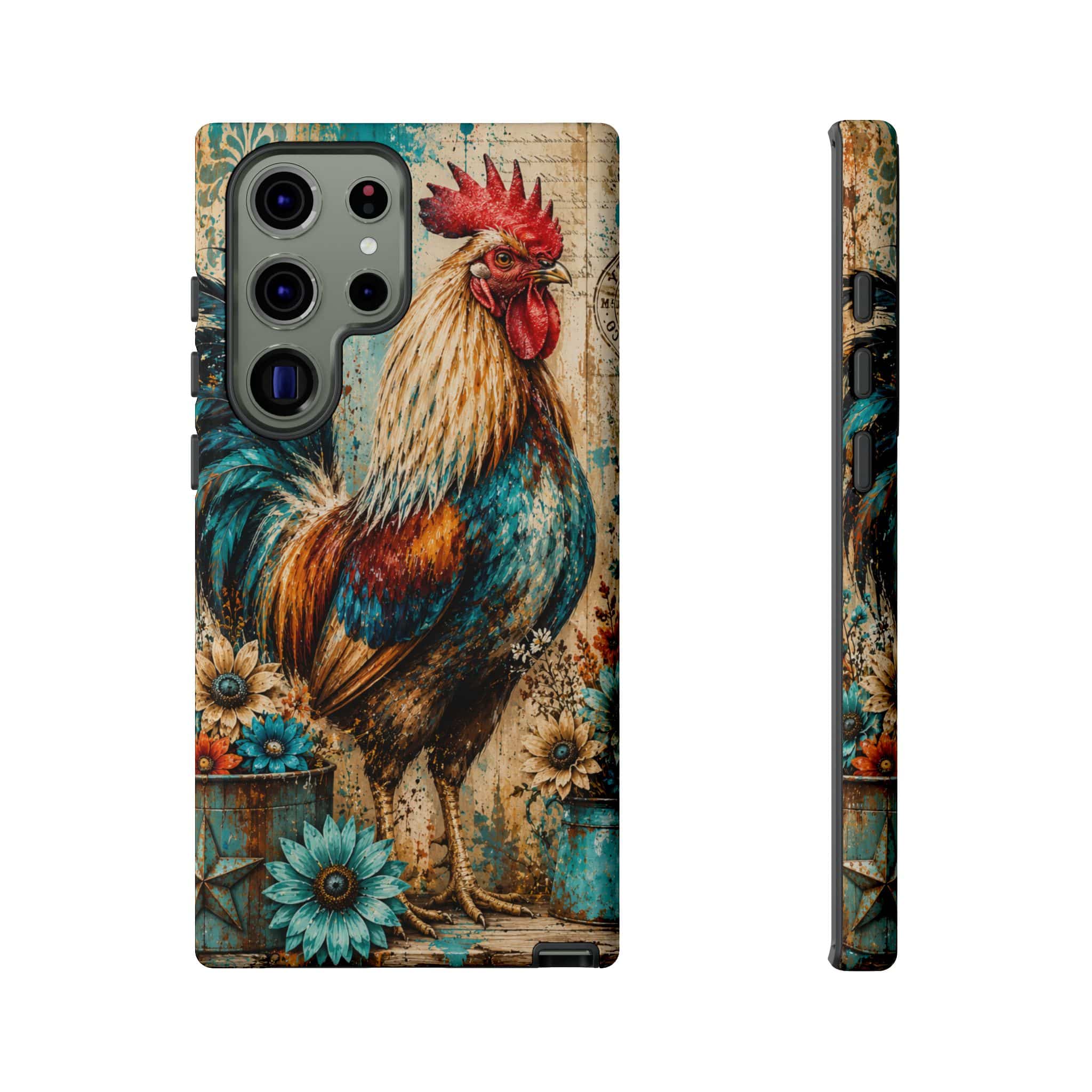 Rustic Farmhouse Rooster Phone Case