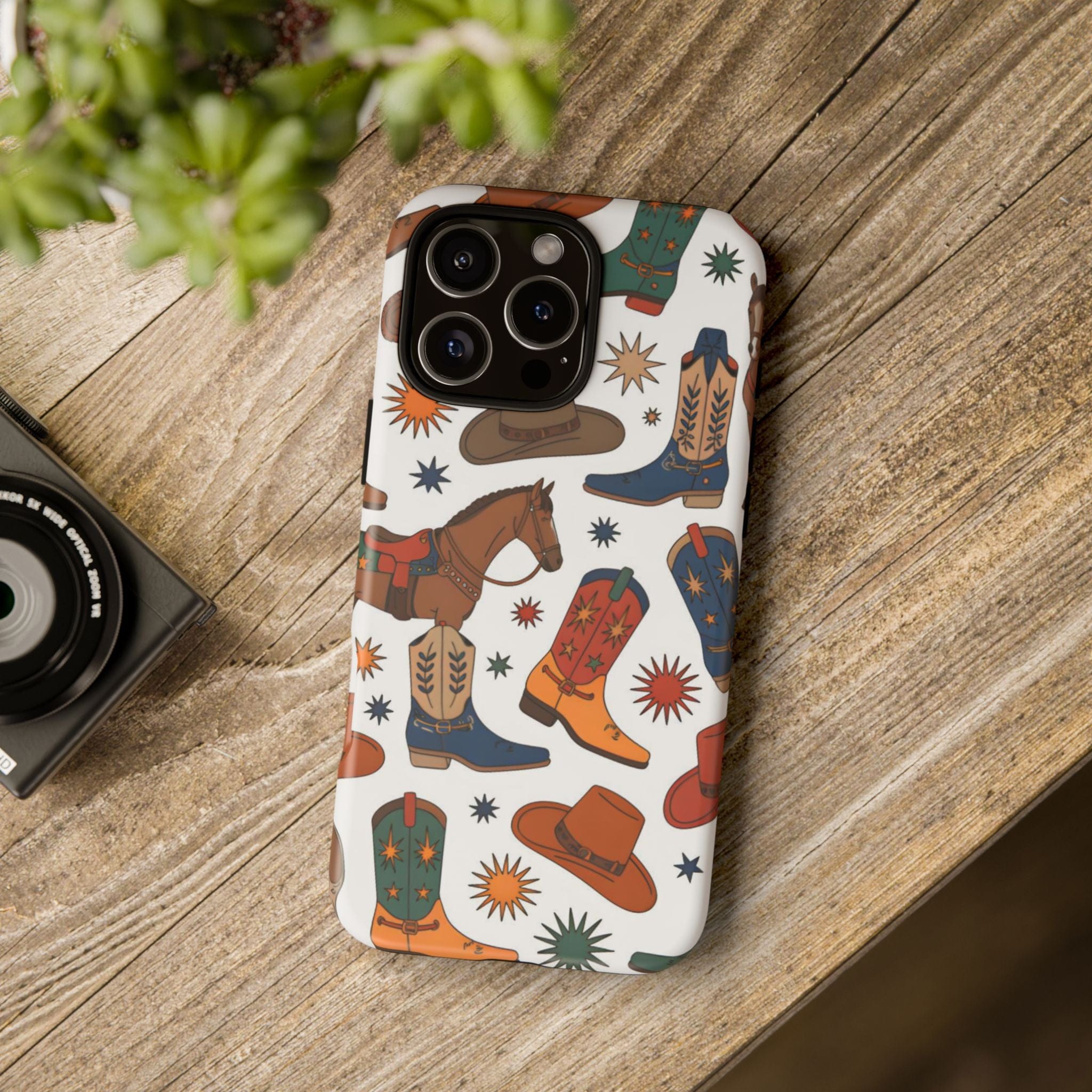 Cowboy Boots, Hats & Horses Phone Case