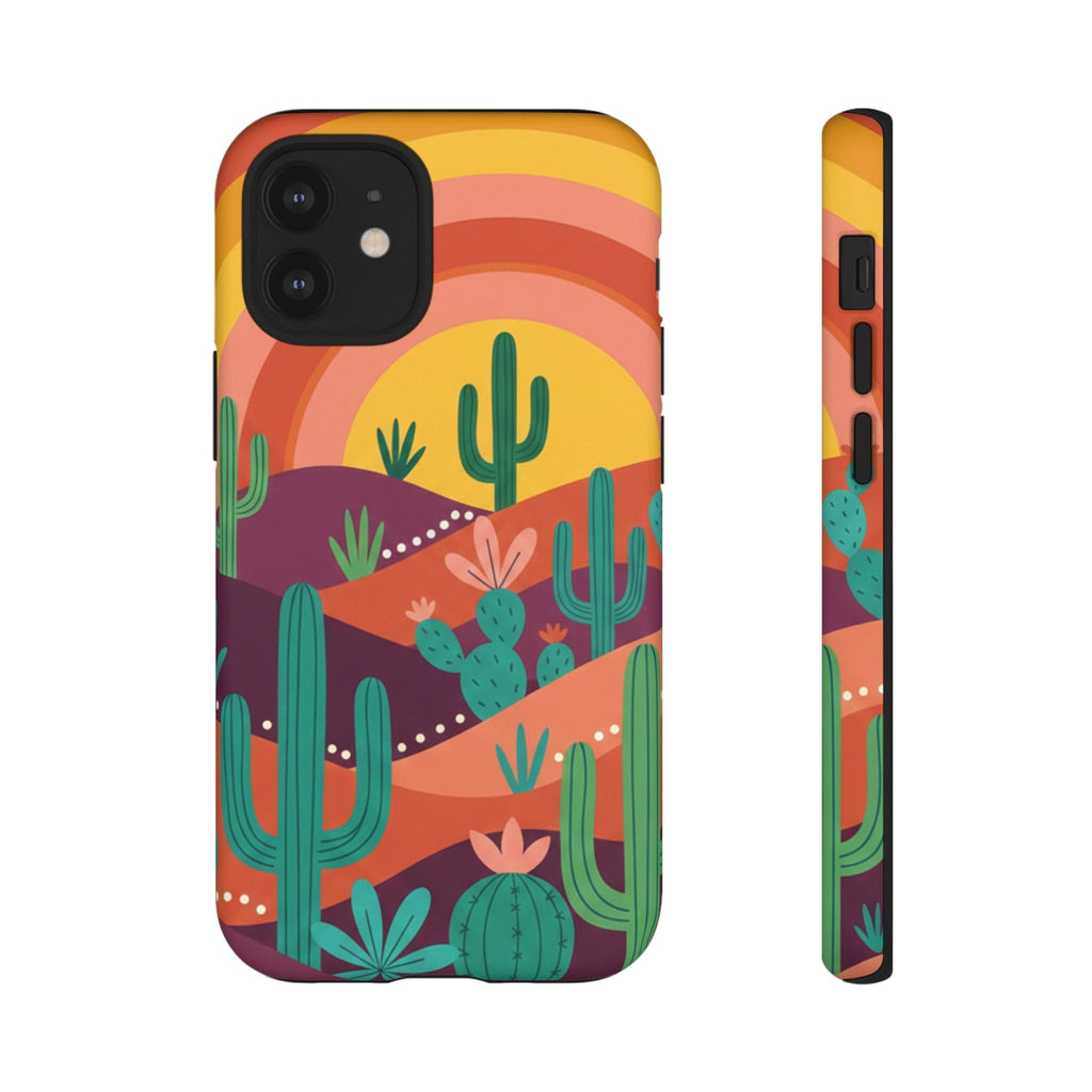 Desert Sunset Cactus Phone Case