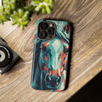 Colorful Horse Head – Turquoise