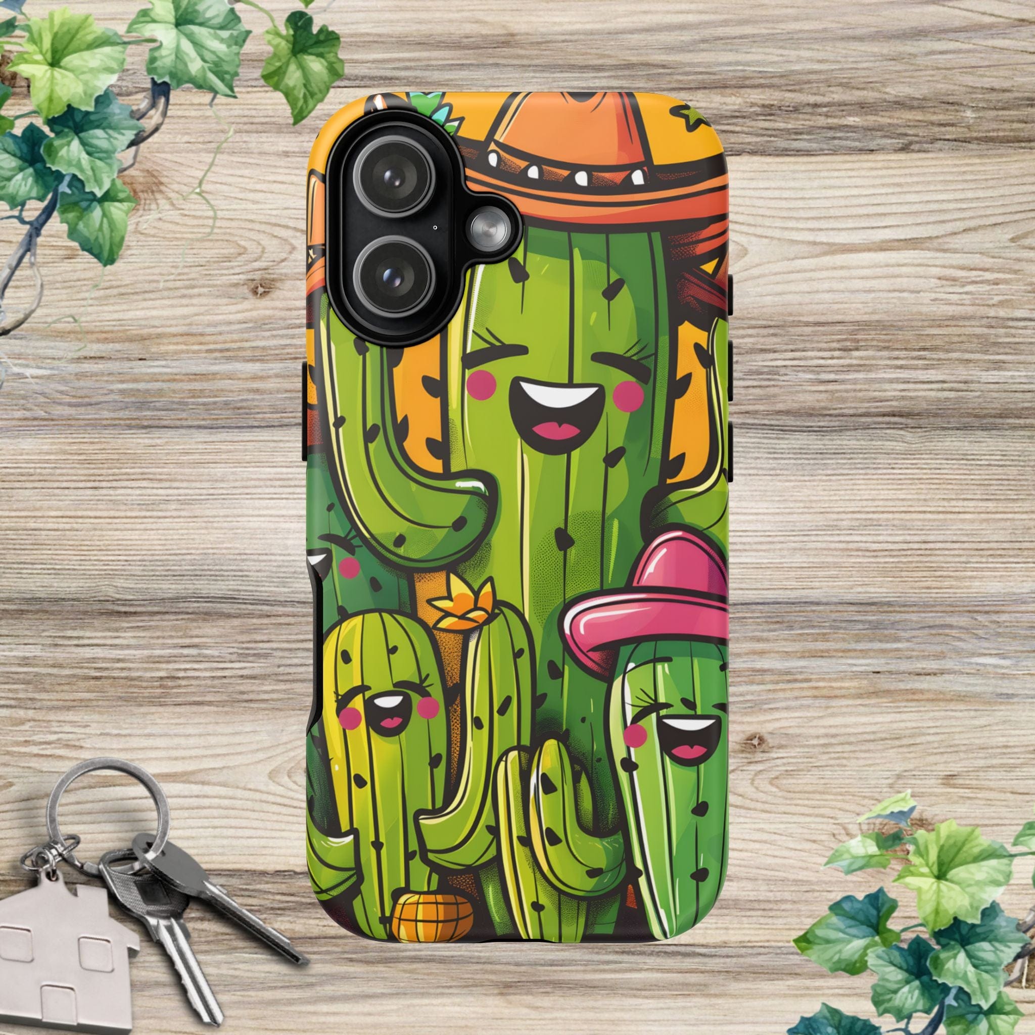 Happy Cactus Crew Phone Case