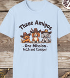 Three Amigos Dogs-T-Shirt