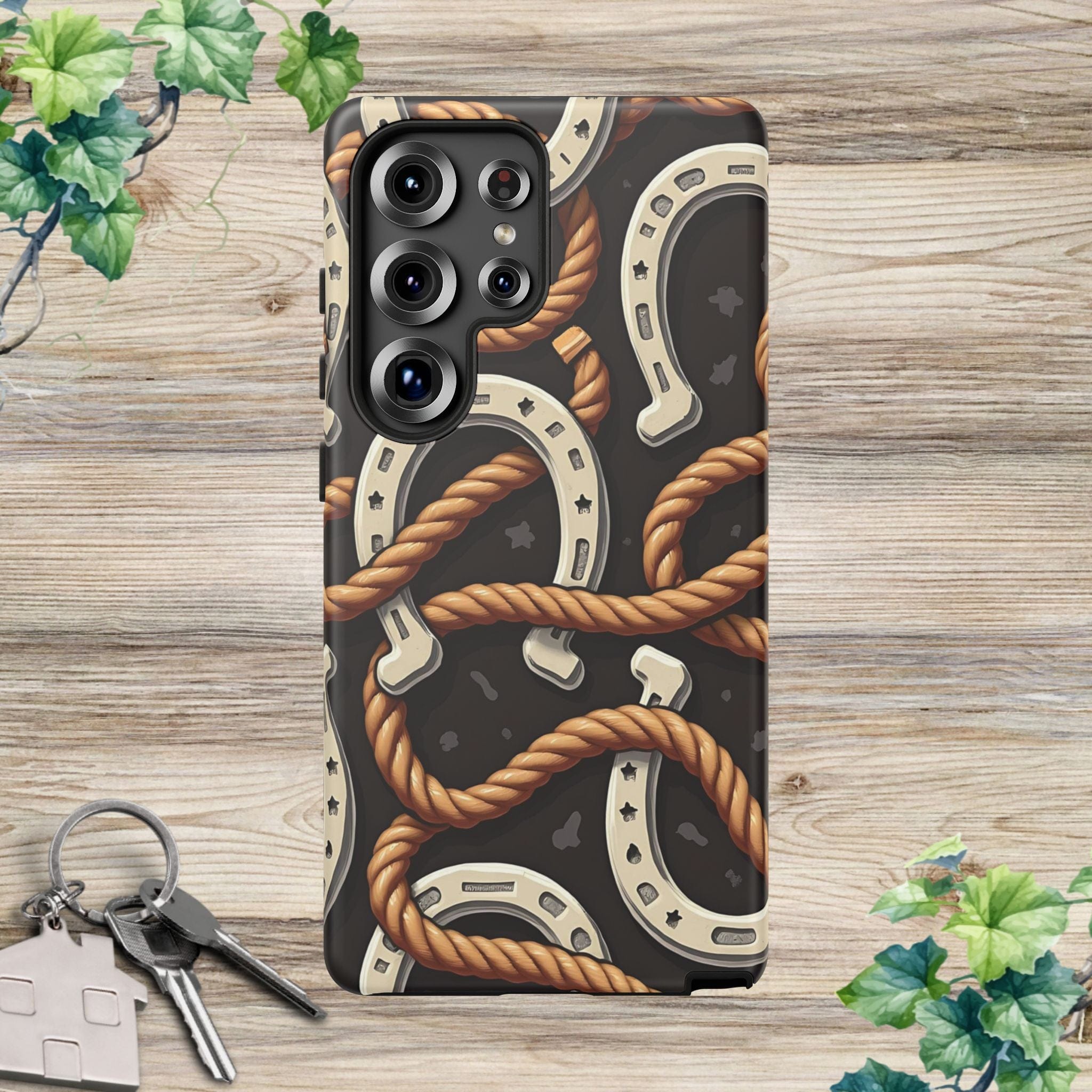 Horseshoes and Ropes-Phone Case